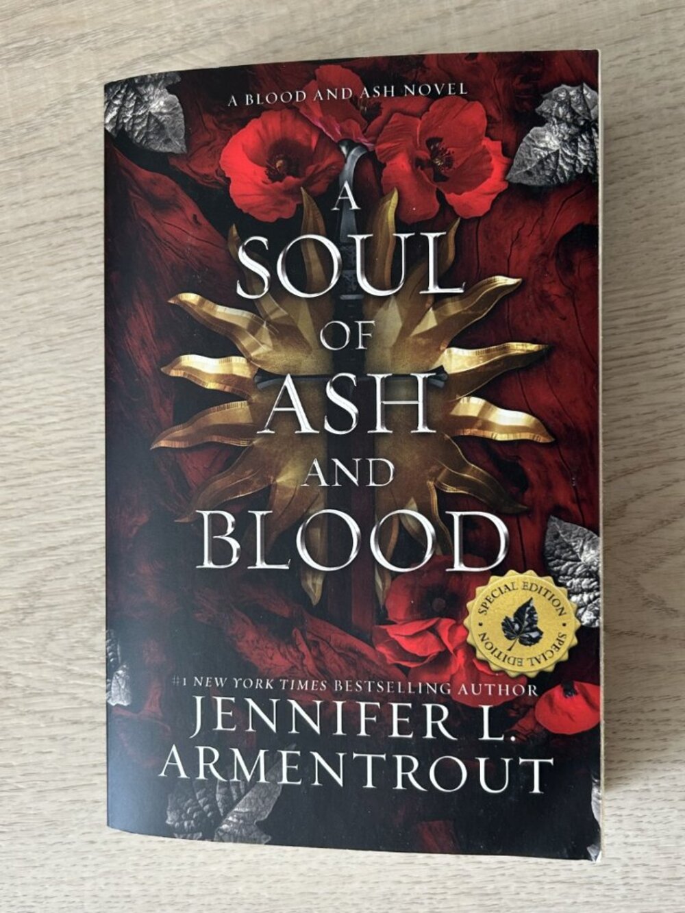 A Soul of Ash and Blood- Jennifer L Armentrout; Indigo exclusive paperback